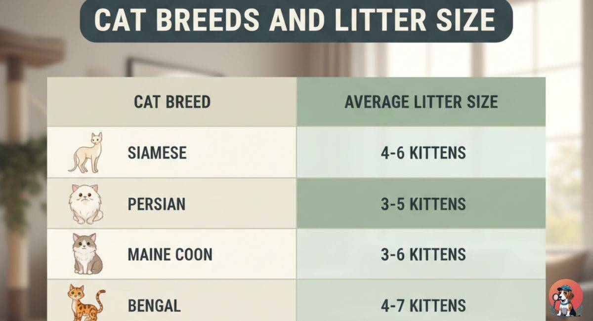 Cat Breeds and Litter Size