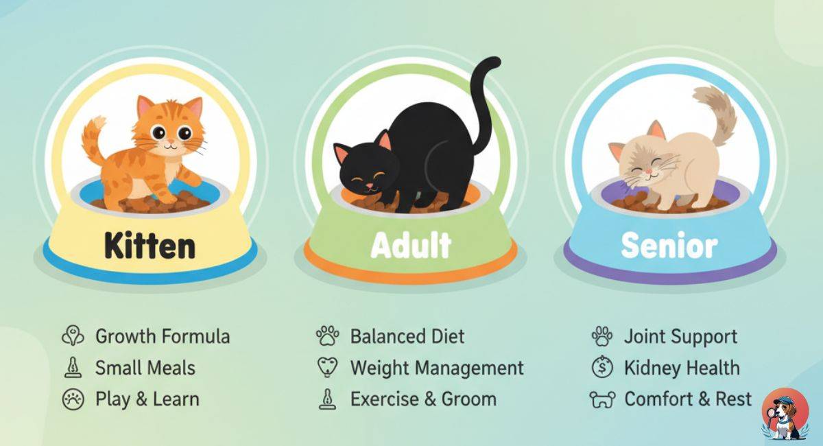 Cat Health & Care Tips by Age