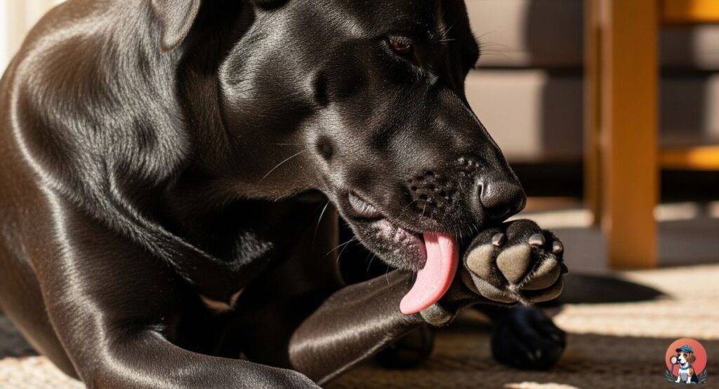 dogs-licking-paws