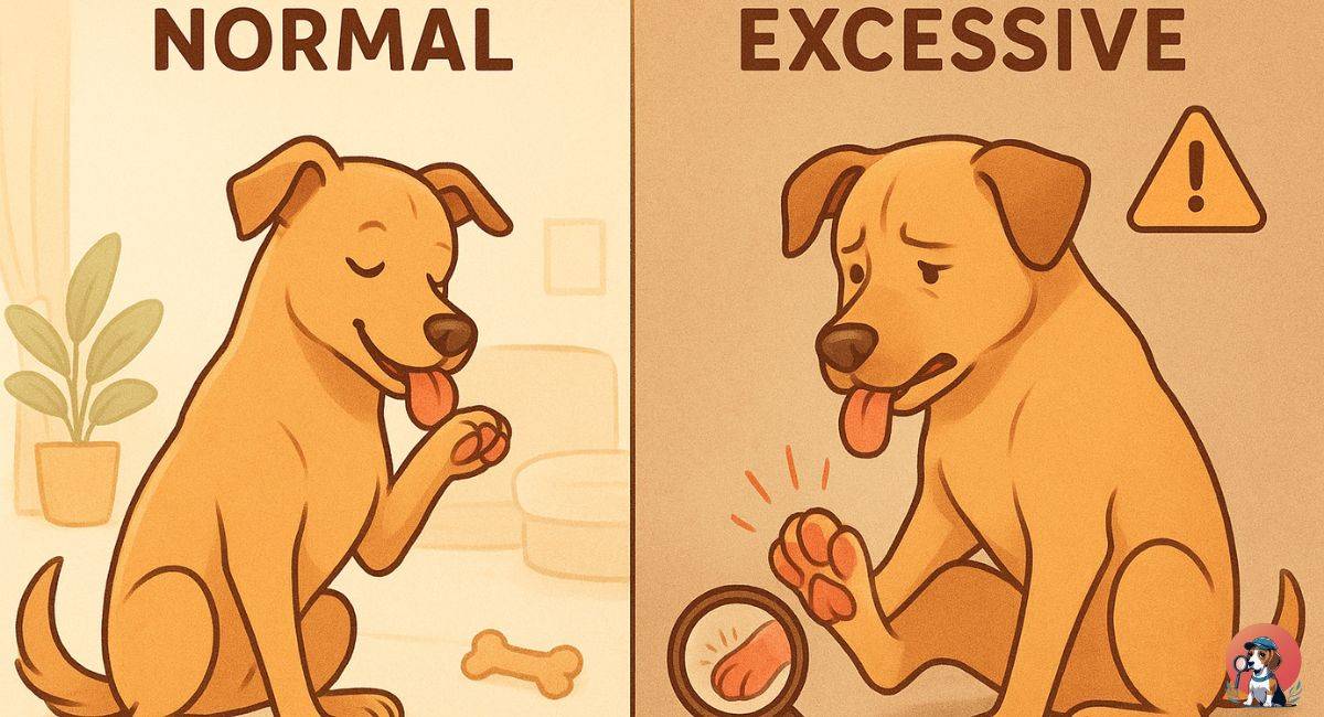 Normal vs Excessive Paw Licking