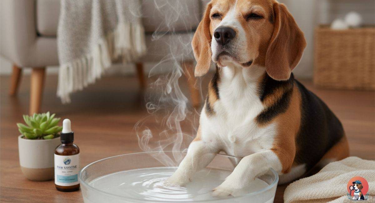 Oatmeal Paw Bath for Allergic Dogs