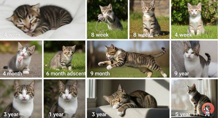 when do cats stop growing