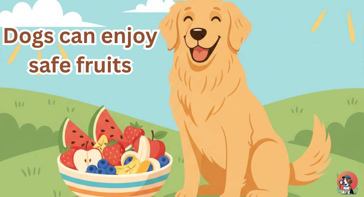 Dogs can enjoy safe fruits