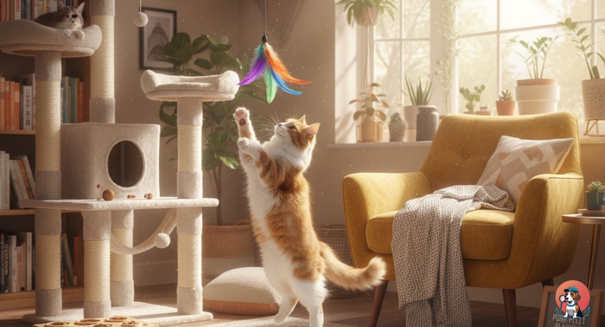 Keep your cat entertained while you’re out