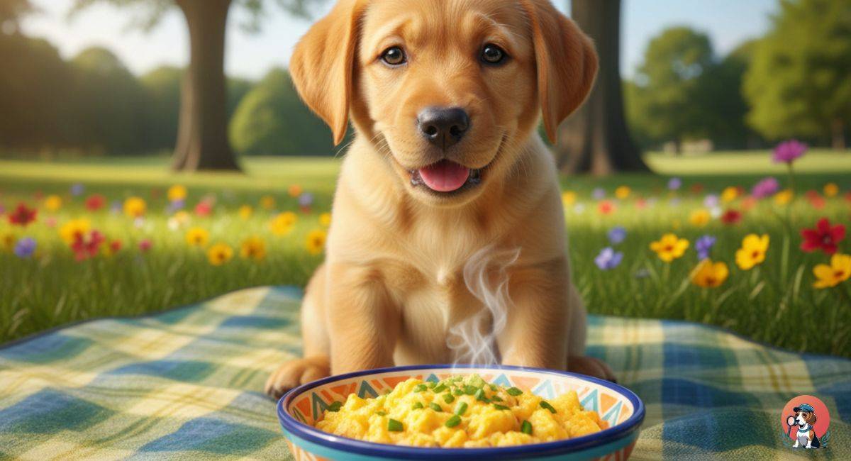 scrambled eggs for dogs