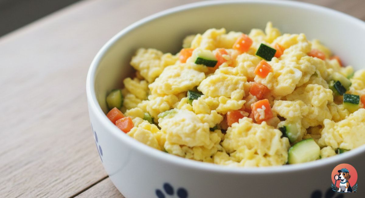 scrambled eggs with vegetables for dogs