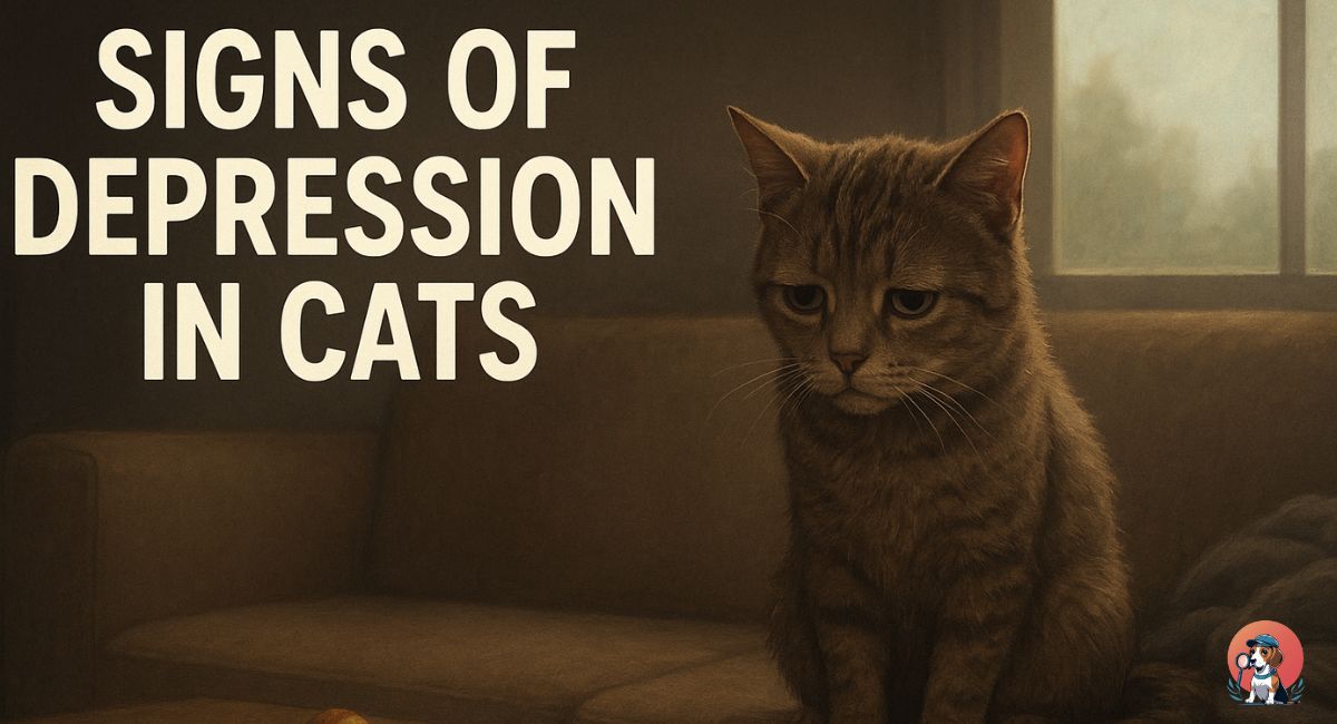Signs of depression in cats