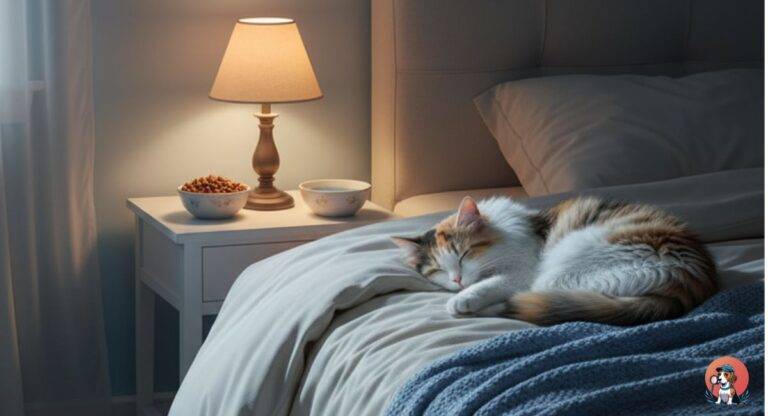 what can I give my cat to sleep at night