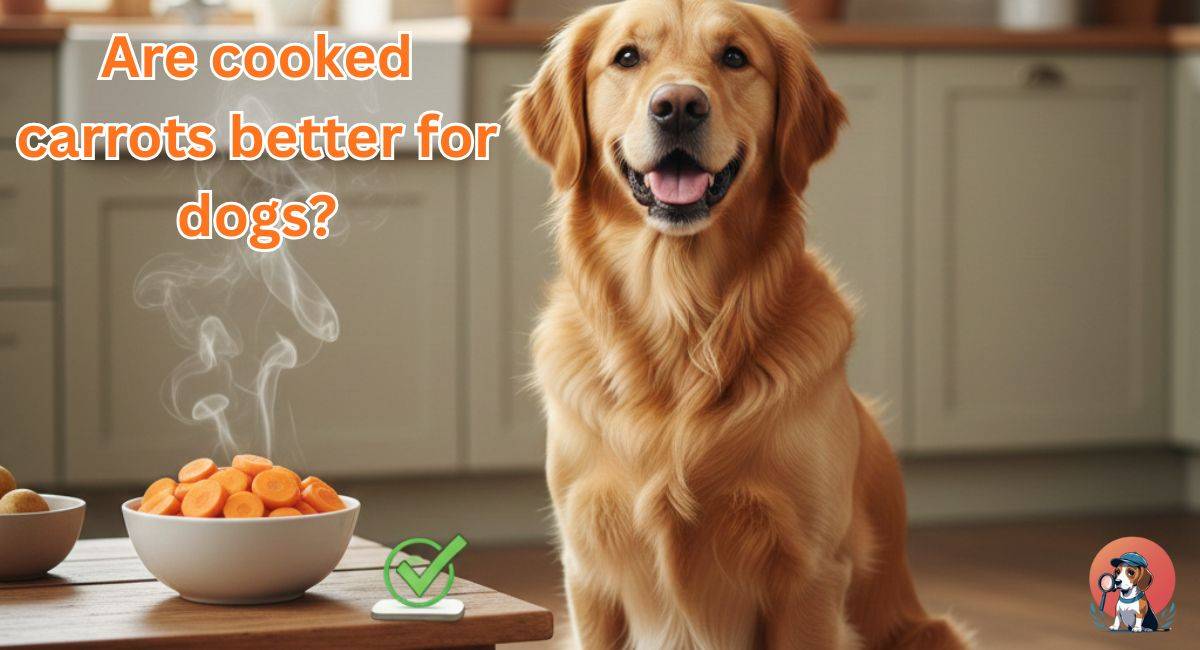 Are cooked carrots better for dogs?