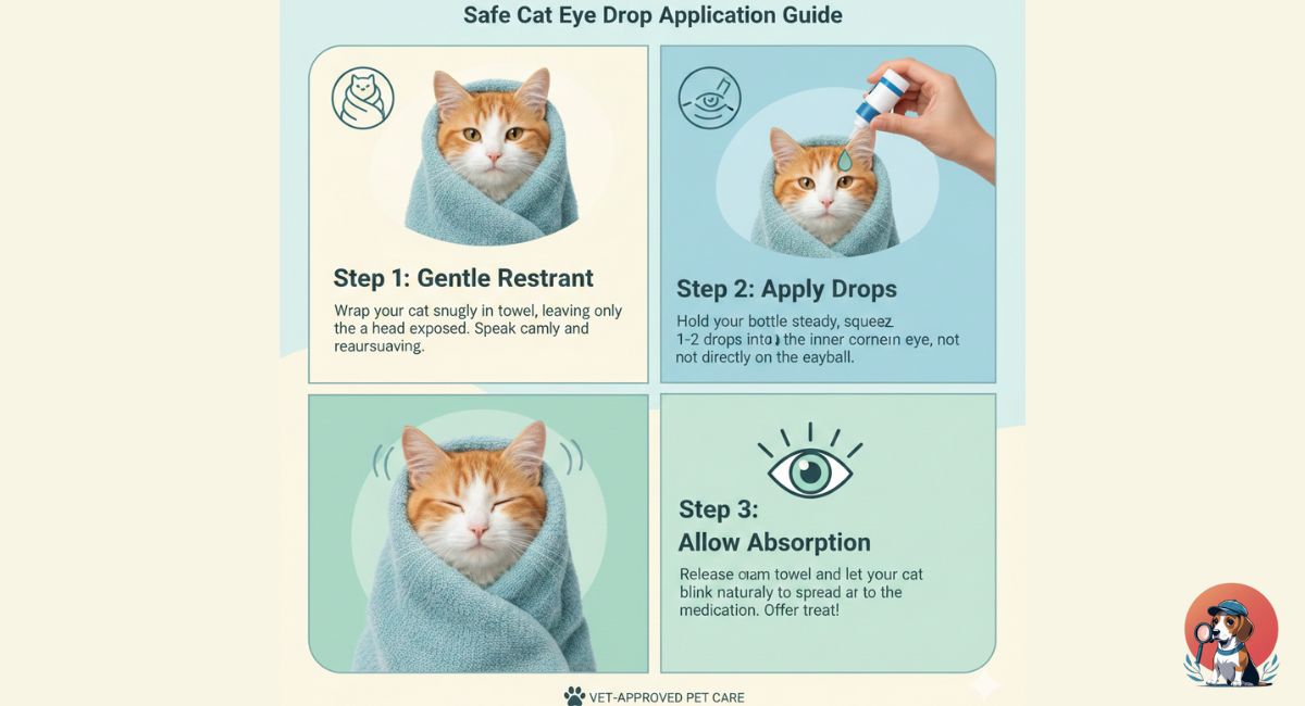 Applying Eye Drops to Cats