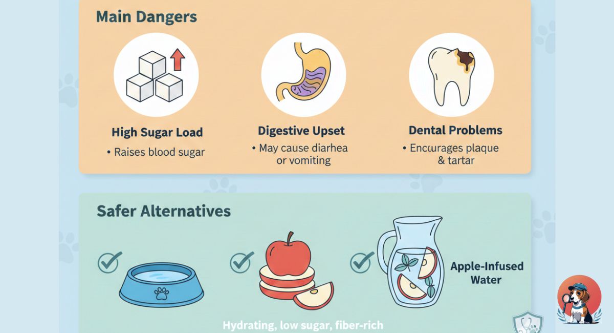 Dangers of Feeding Apple Juice to Dogs