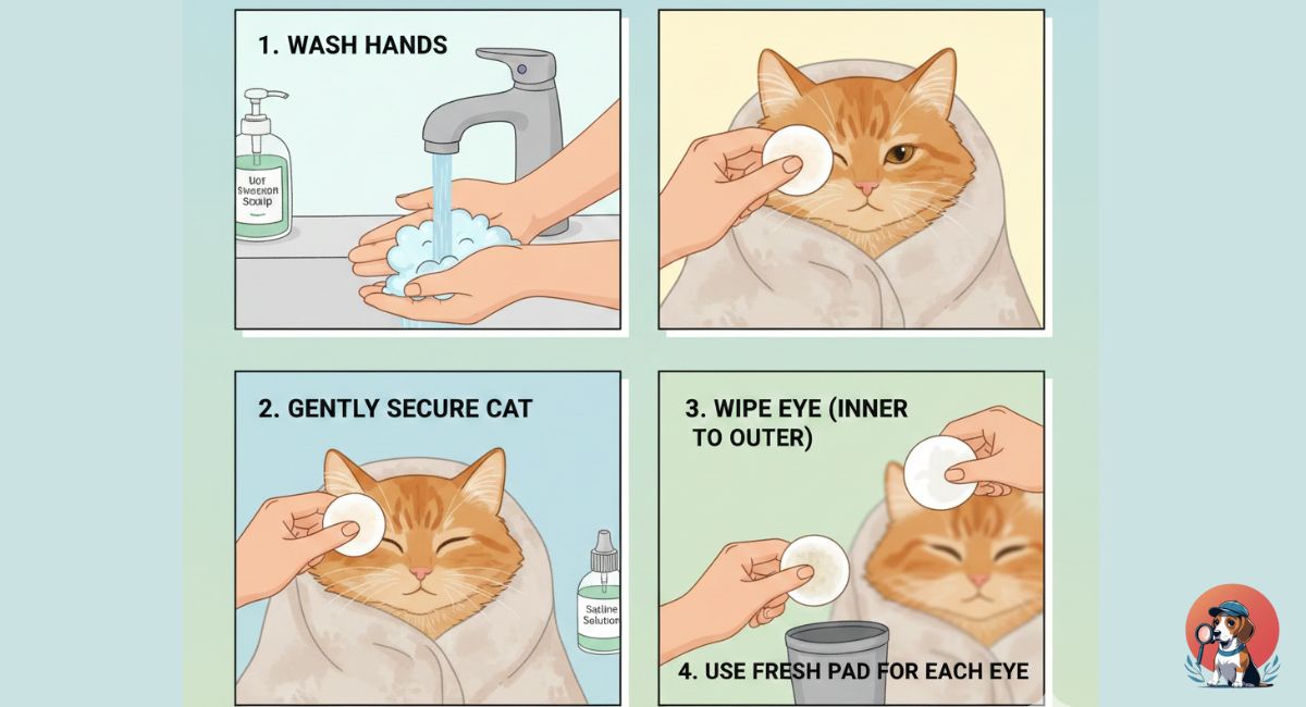 How to Use Saline Solution to Clean Your Cat’s Eyes Safely