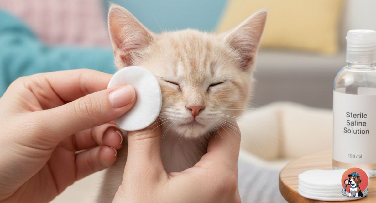 Using Saline for Tear Stains in Cats